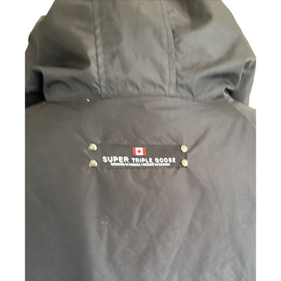 Canada Goose Parka Jacket Women's Small Bomber Hood Down Full Zip Chilliwack - Picture 10 of 16